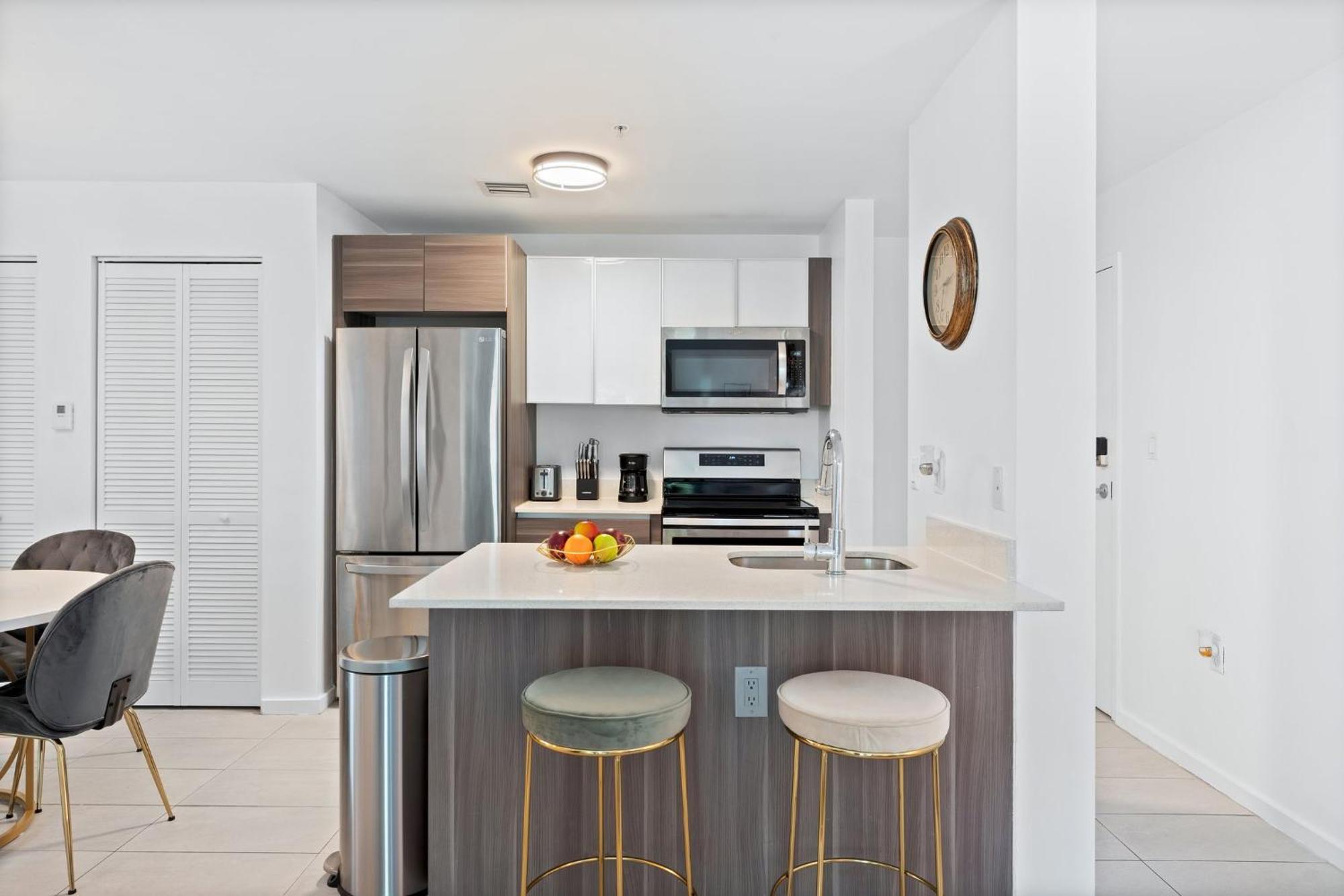 Modern Apartment In Edgewater Miami Værelse billede